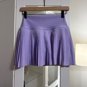 ALO Pastel Purple Pleated Tennis Skirt size Small *As-Is*